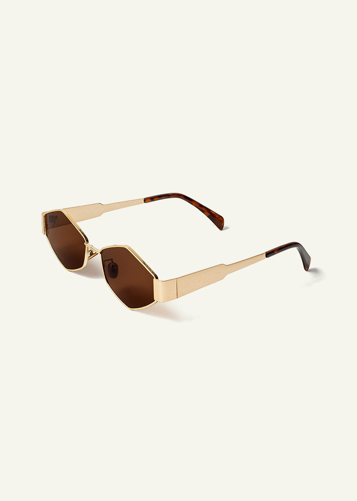 sybaria; sybaria sunglasses; CAIROLI sunglasses (MOCHA); Geometric; Geometric luxury; premium unisex eyewear; ultralight polycarbonate eyewear; Mocha UV400 lenses; high fashion eyewear; chromotherapy eyewear;