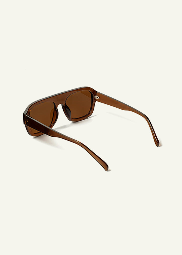 sybaria; sybaria sunglasses; CROCETTA (MOCHA) sunglasses; Squared; Squared luxury; premium unisex eyewear; ultralight polycarbonate eyewear; Mocha UV400 lenses; high fashion eyewear; chromotherapy eyewear;