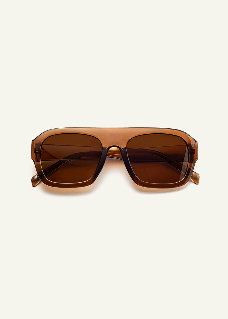 sybaria; sybaria sunglasses; CROCETTA (MOCHA) sunglasses; Squared; Squared luxury; premium unisex eyewear; ultralight polycarbonate eyewear; Mocha UV400 lenses; high fashion eyewear; chromotherapy eyewear;
