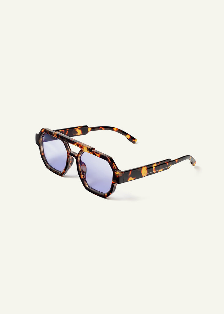 sybaria; sybaria sunglasses; LUGANO sunglasses (HAVANA & LAVENDER); Aviator Geometric; Aviator Geometric luxury; premium unisex eyewear; ultralight polycarbonate eyewear; Lavender UV400 lenses; high fashion eyewear; chromotherapy eyewear;