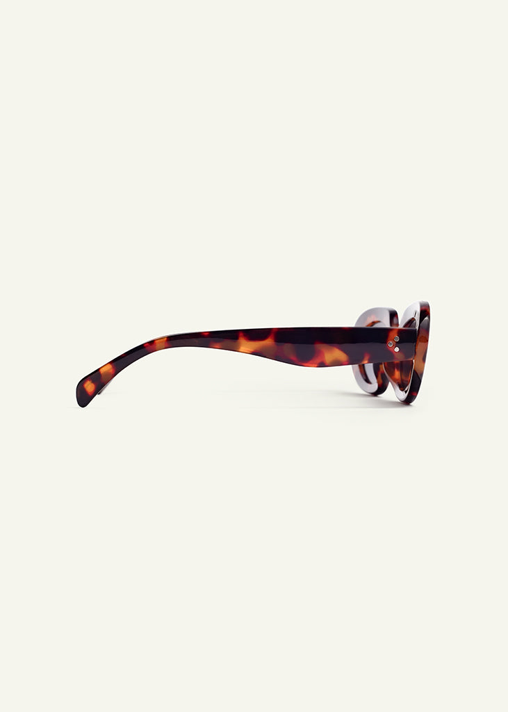 sybaria; sybaria sunglasses; GARDA sunglasses (HAVANA & BLACK); Oval; Oval luxury; premium unisex eyewear; ultralight polycarbonate eyewear; Black UV400 lenses; high fashion eyewear; chromotherapy eyewear;