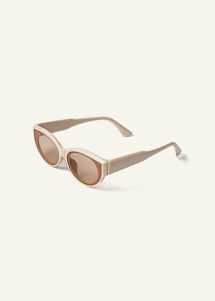 sybaria; sybaria sunglasses; AMALFI sunglasses (CREAM & AMBER); Cat eye; Luxury cat eye; premium unisex eyewear; ultra-lightweight polycarbonate eyewear; Amber UV400 lenses; high fashion eyewear; chromotherapy eyewear;