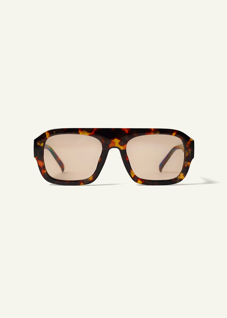 sybaria; sybaria sunglasses; CROCETTA sunglasses (HAVANA & AMBER); Squared; Squared luxury; premium unisex eyewear; ultralight polycarbonate eyewear; Amber UV400 lenses; high fashion eyewear; chromotherapy eyewear;
