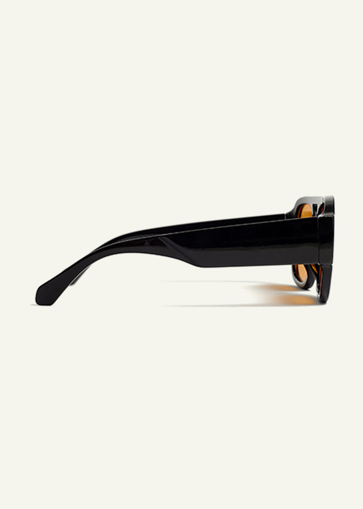 sybaria; sybaria sunglasses; MONTENAPOLEONE sunglasses (BLACK & MANGO); Aviator; luxury Aviator; premium unisex eyewear; ultra-lightweight polycarbonate eyewear; Mango UV400 lenses; high fashion eyewear; chromotherapy eyewear;
