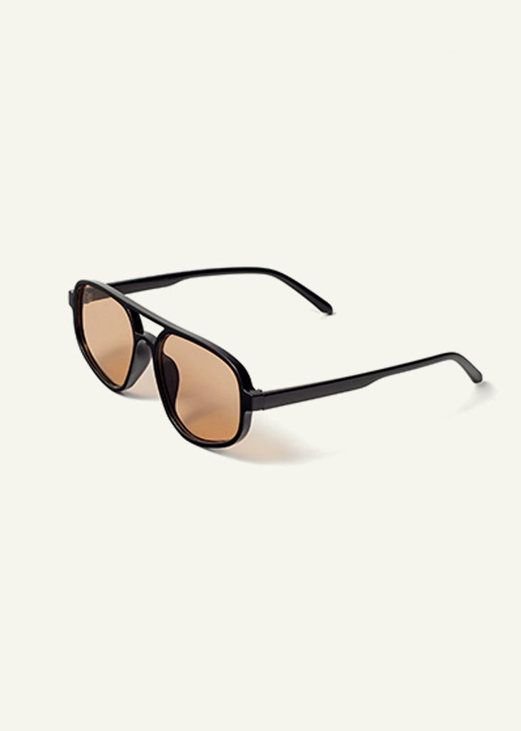 sybaria; sybaria sunglasses; MOSCOVA sunglasses (BLACK & MOCHA); Aviator; luxury Aviator; premium unisex eyewear; ultralight polycarbonate eyewear; Mocha UV400 lenses; high fashion eyewear; chromotherapy eyewear;