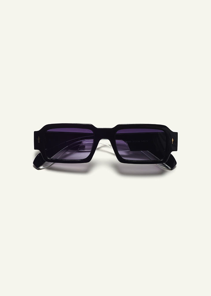 sybaria; sybaria sunglasses; SAN MARCO sunglasses (BLACK & GRADIENT BLACK); Geometric; Luxury Geometric; Premium unisex glasses; Ultralight polycarbonate glasses; Gradient Black UV400 lenses; High fashion glasses; chromotherapy eyewear;