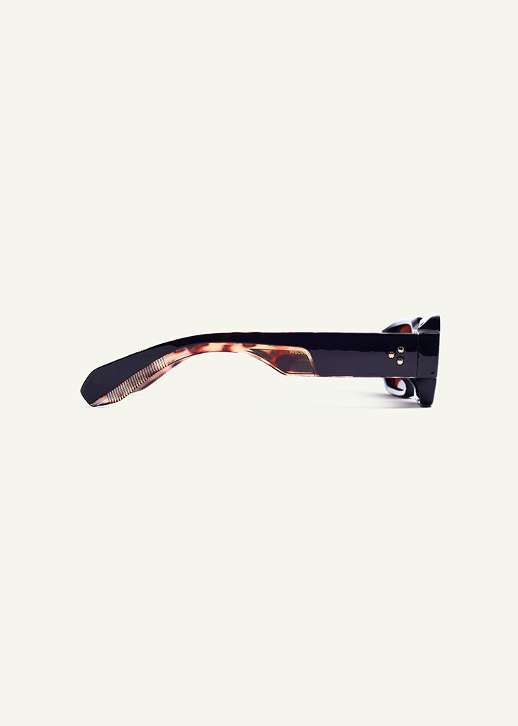 sybaria; sybaria sunglasses; SAN MARCO sunglasses (HAVANA & AMBER); Geometric; Luxury Geometric; Premium unisex glasses; Ultralight polycarbonate glasses; Amber UV400 lenses; High fashion glasses; chromotherapy eyewear;